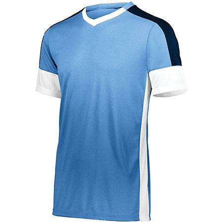 Youth Wembley Soccer Jersey Columbia Blue/white/navy Single & Shorts
