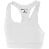 Ladies Vent Bra White Basketball Single Jersey & Shorts