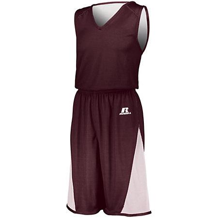 Undivided Single Ply Reversible Shorts Dark Green/white Adult Basketball Jersey &
