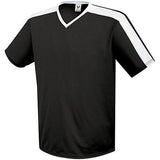Youth Genesis Soccer Jersey Black/white Single & Shorts