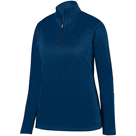 Ladies Wicking Fleece Pullover Navy Basketball Single Jersey & Shorts
