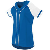 Ladies Winner Jersey Royal/white Softball