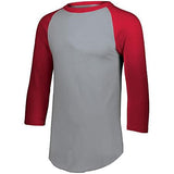 Baseball Jersey 2.0 Athletic Heather/red Adult