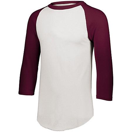 Baseball Jersey 2.0 White/maroon Adult