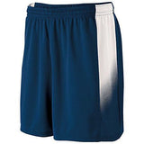 Shorts Ionic para jóvenes Camiseta de fútbol individual azul marino / blanco y