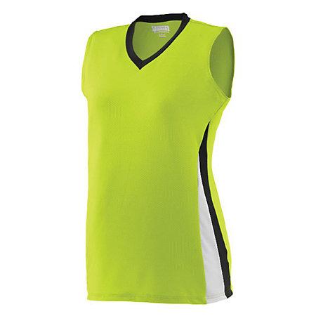 Ladies Tornado Jersey Lime/black/white Softball