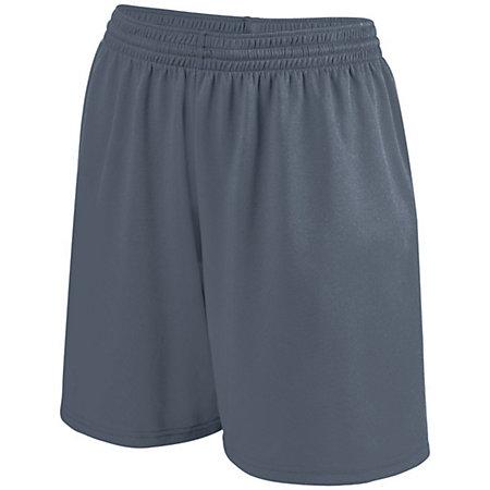 Girls Shortwave Shorts Graphite/white Softball