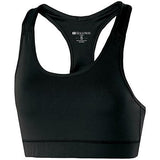 Ladies Vent Bra Black Basketball Single Jersey & Shorts