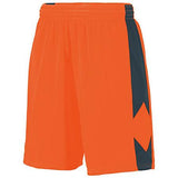 Block Out Shorts Power Orange/slate Ladies Basketball Single Jersey &