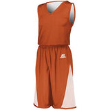Undivided Single Ply Reversible Shorts Maroon/white Adult Basketball Jersey &