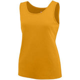 Ladies Training Tank Gold Basketball Single Jersey & Shorts