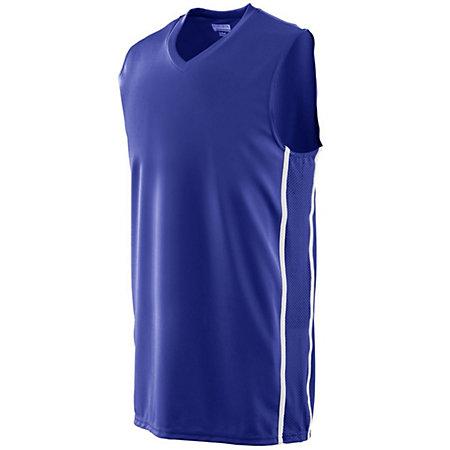Winning Streak Game Jersey Purple/white Adult Basketball Single & Shorts