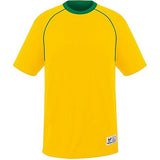 Camiseta reversible de conversión para jóvenes Athletic Gold / kelly Single Soccer & Shorts