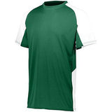 Camiseta Cutter para jóvenes Verde oscuro / blanco Single Soccer & Shorts