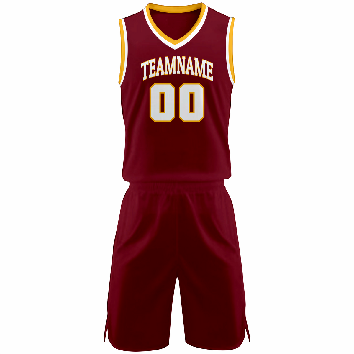 Cardinal NS Customizable Basketball Jersey With Optional Shorts