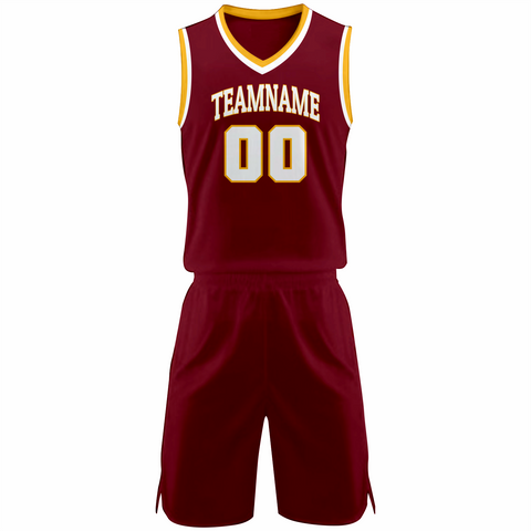 Cardinal NS Customizable Basketball Jersey With Optional Shorts