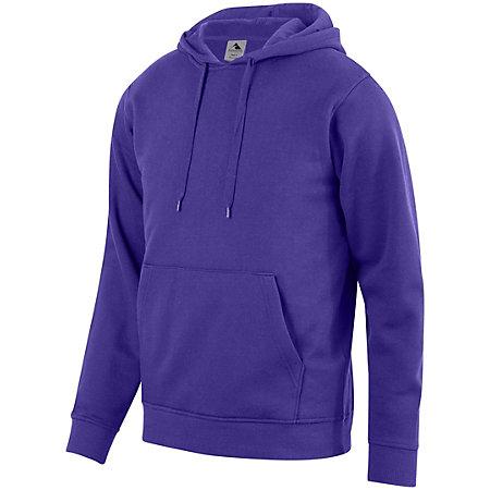 60/40 Fleece Hoodie Purple Adult Baseball