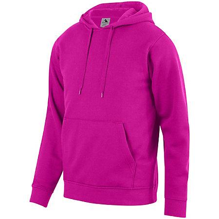 60/40 Fleece Hoodie Power Pink Adult Baseball