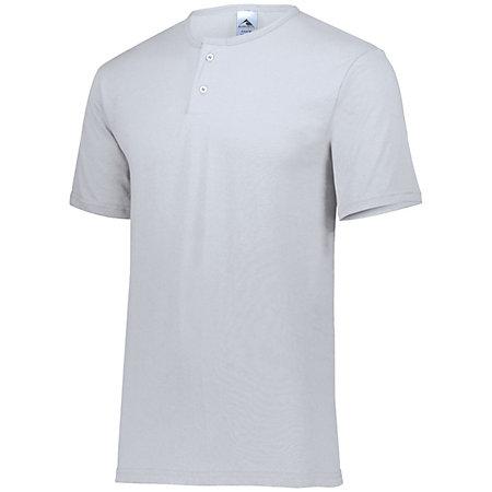 Two-Button Baseball Jersey Ash Adult