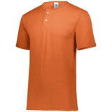 Youth Two-Button Baseball Jersey Orange
