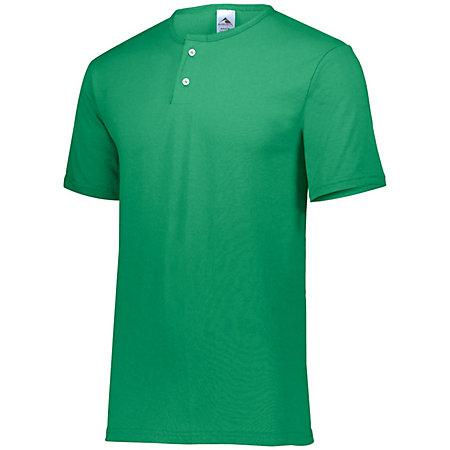 Two-Button Baseball Jersey Kelly Adult