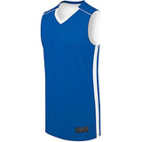 Adult Competition Reversible Jersey Royal/white Basketball Single & Shorts