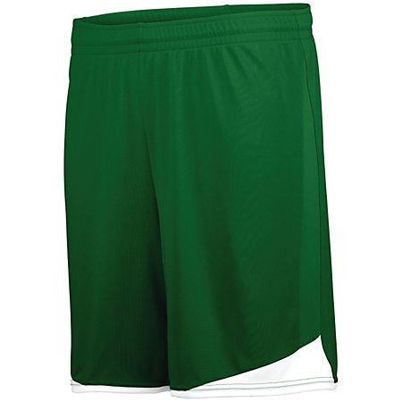 Pantalones cortos de fútbol Stamford para jóvenes Forest / blanco Single Soccer Jersey &