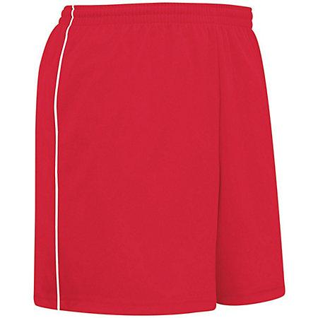 Pantalones cortos Horizon para jóvenes Scarlet / white Single Soccer Jersey &