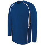 Camiseta de fútbol individual y pantalones cortos de manga larga Evolution azul marino / grafito / blanco para niños