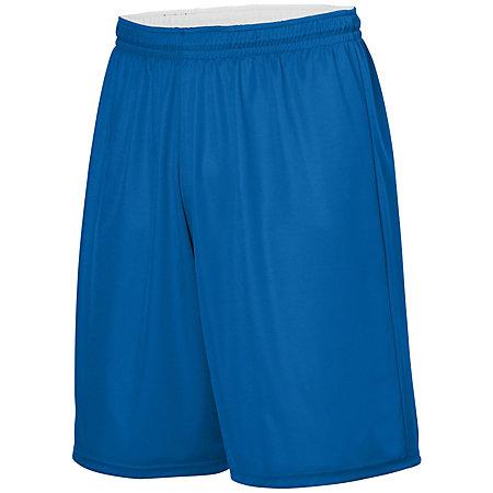 Reversible Wicking Short Royal/white Adult Basketball Single Jersey & Shorts