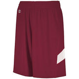 Dual- Side Single Ply Shorts Cardinal/white Adult Basketball Jersey &