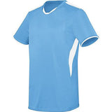 Youth Globe Jersey Columbia Blue/white Youth Single Soccer & Shorts