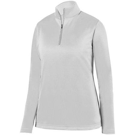 Ladies Wicking Fleece Pullover White Basketball Single Jersey & Shorts