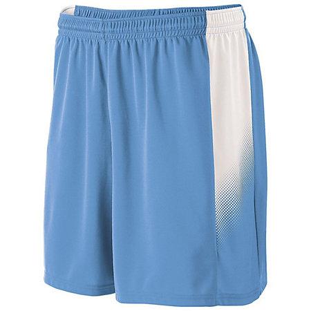 Youth Ionic Shorts Columbia Blue/white Single Soccer Jersey &