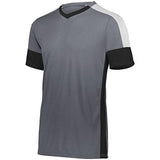 Camiseta de fútbol Wembley para jóvenes Graphite / negro / blanco Single & Shorts