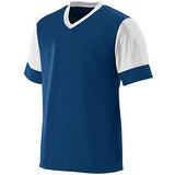 Jersey Lightning para jóvenes Azul marino / blanco Single Soccer & Shorts