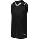 Retro Basketball Jersey Black/white Adult Single & Shorts