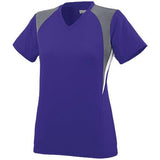 Ladies Mystic Jersey Purple/graphite/white Softball