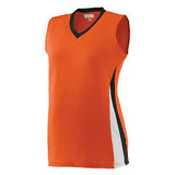 Ladies Tornado Jersey Orange/black/white Softball