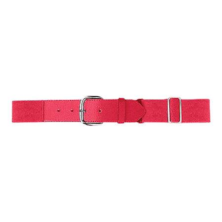 Elastic Baseball Belt Red Adult Baseball