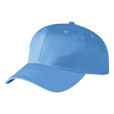 Six-Panel Cotton Twill Low-Profile Cap Columbia Blue Adult Baseball
