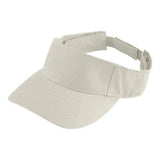 Sport Twill Visor Silver Grey Adult Baseball