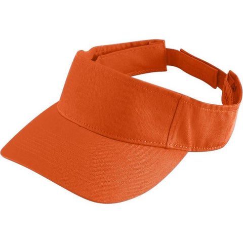 Youth Sport Twill Visor Orange Baseball