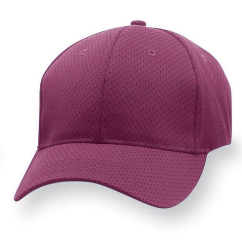 Youth Sport Flex Athletic Mesh Cap Maroon Baseball