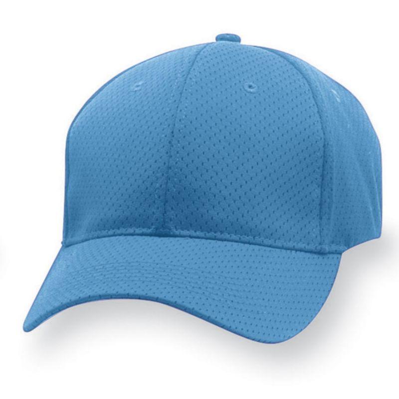 Youth Sport Flex Athletic Mesh Cap Columbia Blue Baseball