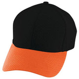 Athletic Mesh Cap Black/orange Adult Baseball
