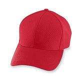 Athletic Mesh Cap-Youth Red Youth Baseball