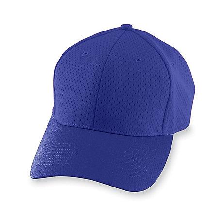 Athletic Mesh Cap-Youth Purple Youth Baseball