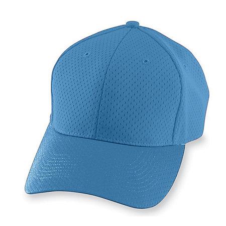 Athletic Mesh Cap-Youth Columbia Blue Youth Baseball