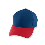 Athletic Mesh Cap-Youth Navy / red Youth Baseball